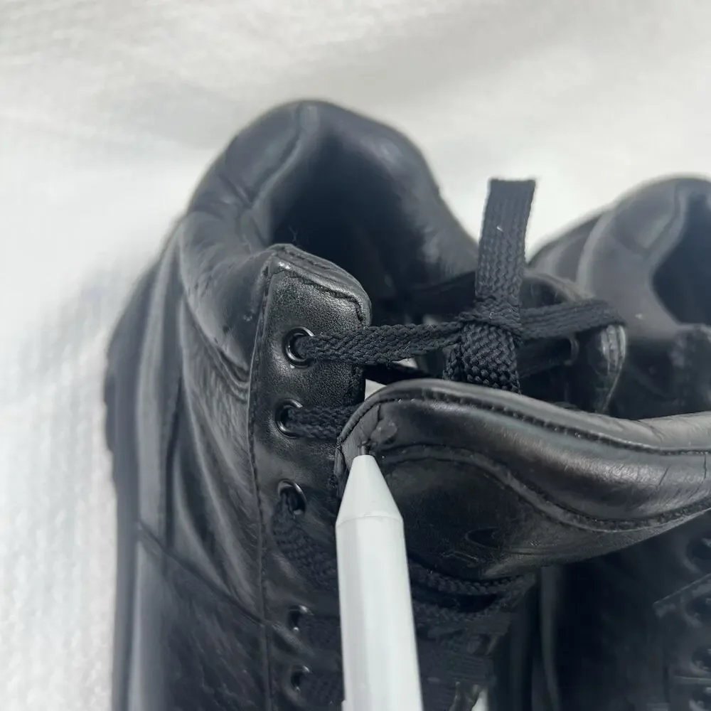 Nike ACG Air Max Goadome GS 5.5Y Black Leather Boots 311567-001 Rainproof